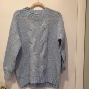 Aerie light blue long and slightly oversized sweater